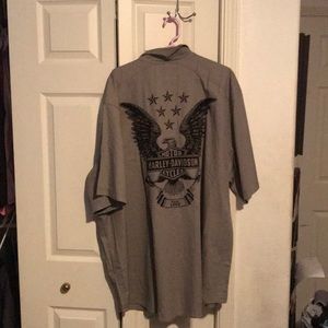 Harley Davidson button up